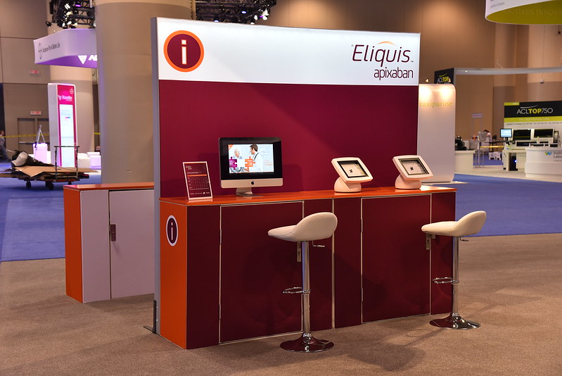 Modularer Messestand von Stand2go im Einsatz auf einer Fachmesse