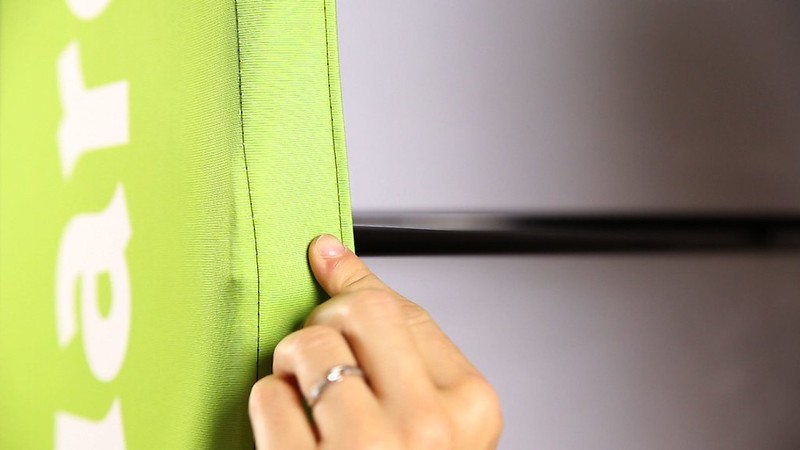 Nachhaltiger Textildruck für Stand2go Messestände – wiederverwendbar und recycelbar